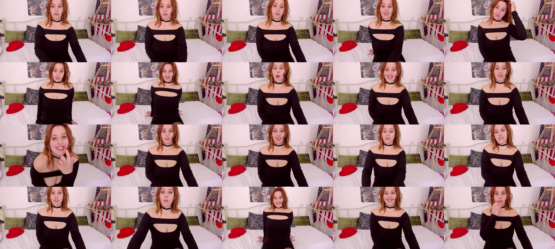 FancyWetGirl photo contact sheet