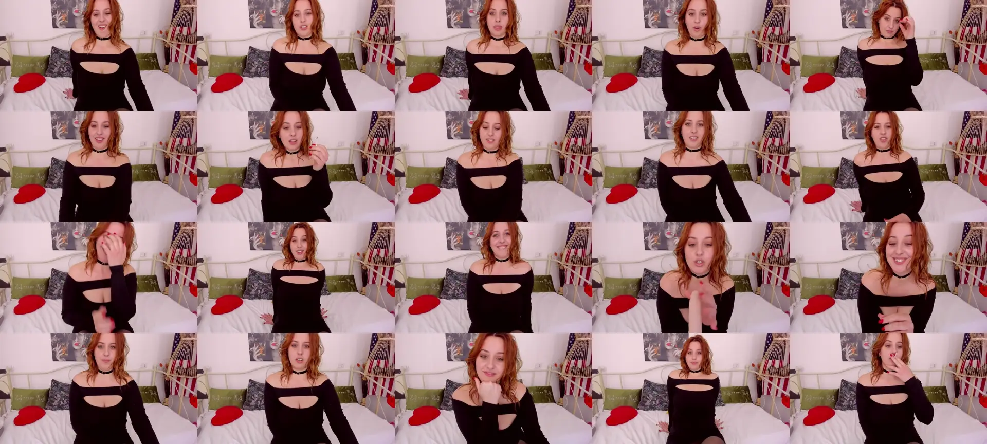 FancyWetGirl photo contact sheet