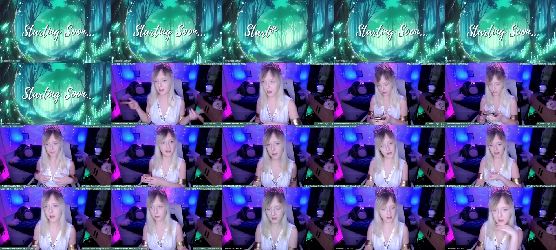 FayeWilde photo contact sheet