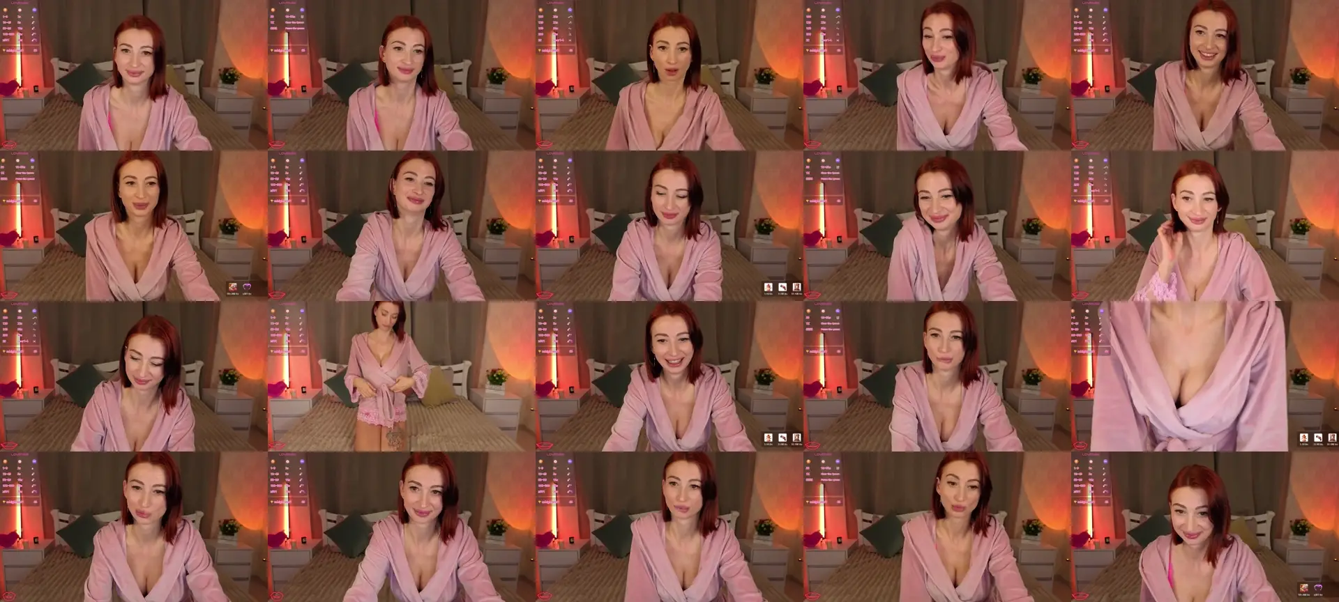 FoxyLika photo contact sheet