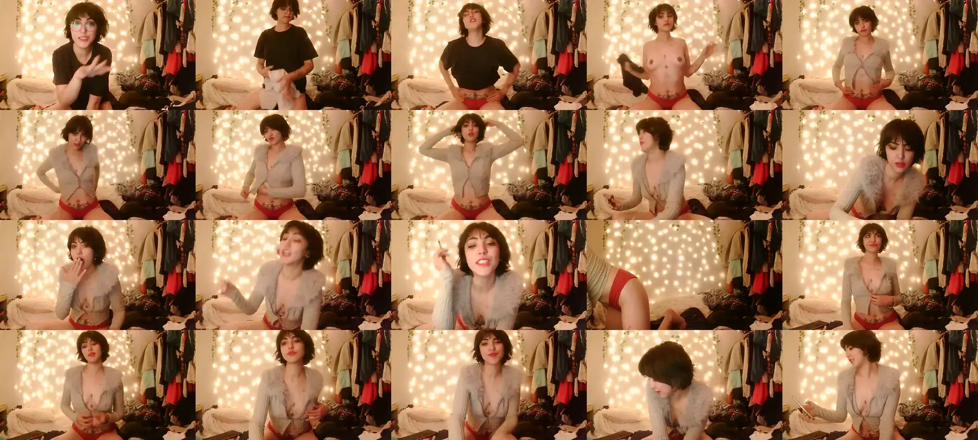 GabyCandy photo contact sheet