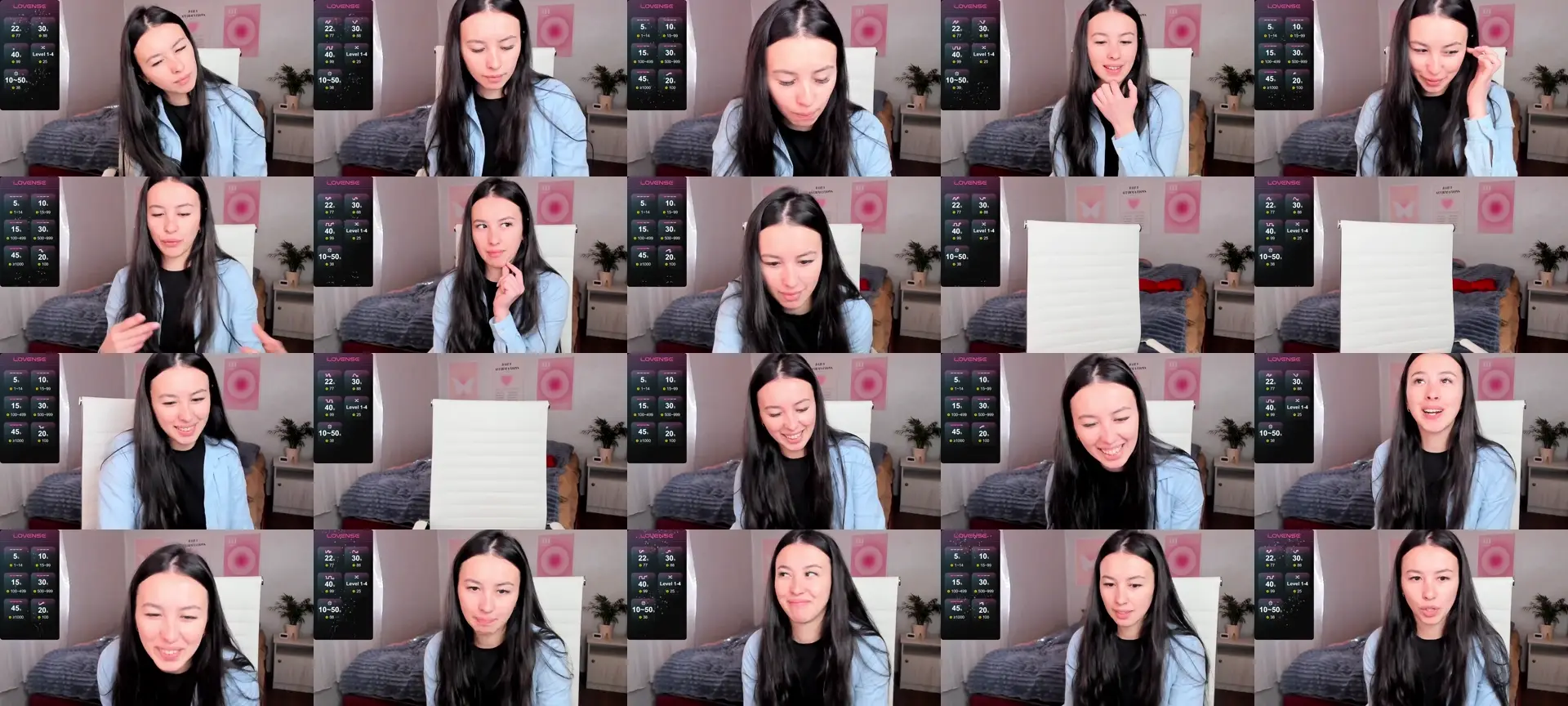 Geisha_Anna photo contact sheet