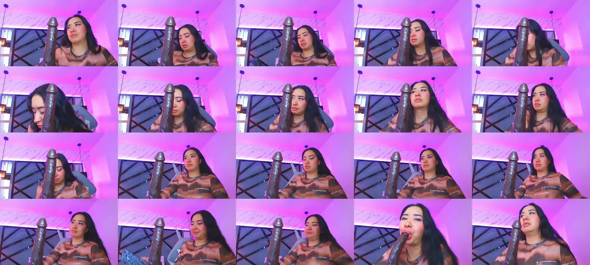 Giingerrous photo contact sheet