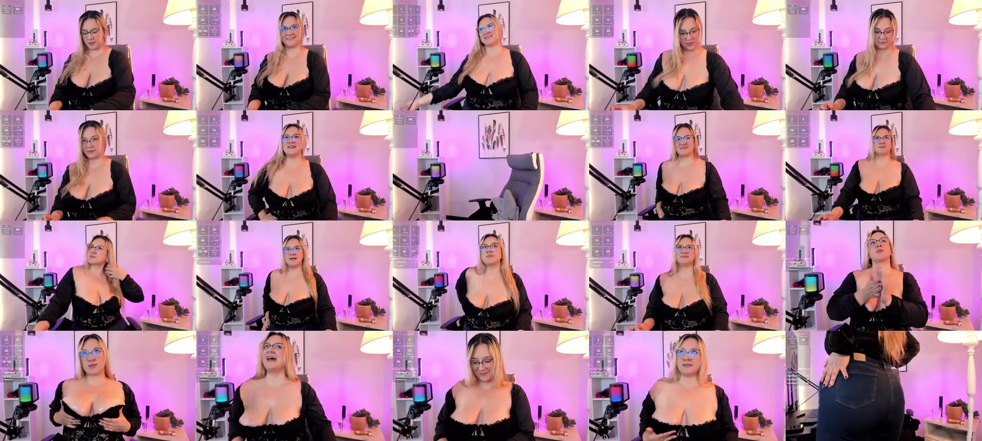 Hollie_joliie photo contact sheet