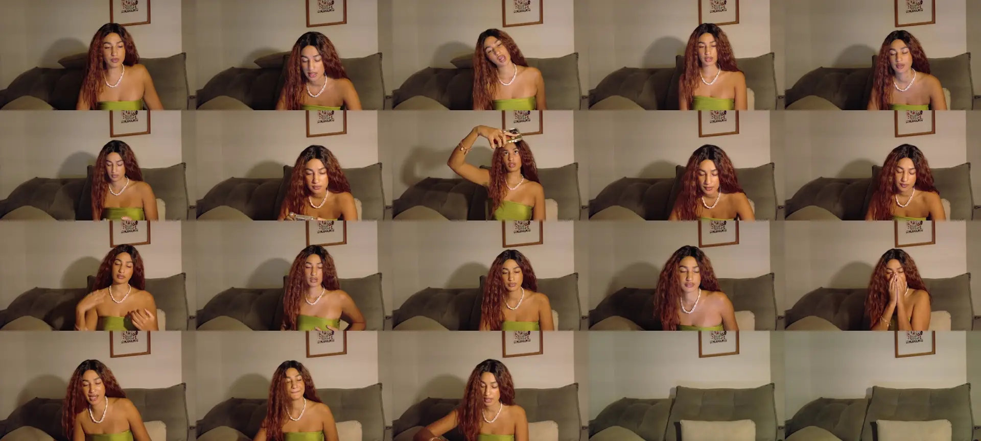 Hotviolets photo contact sheet