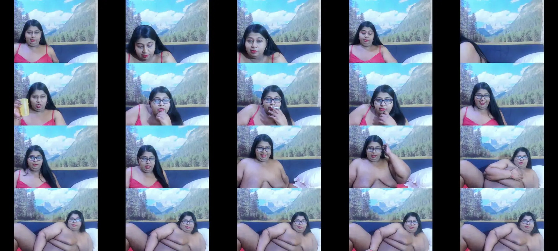 Indianhoney69 photo contact sheet