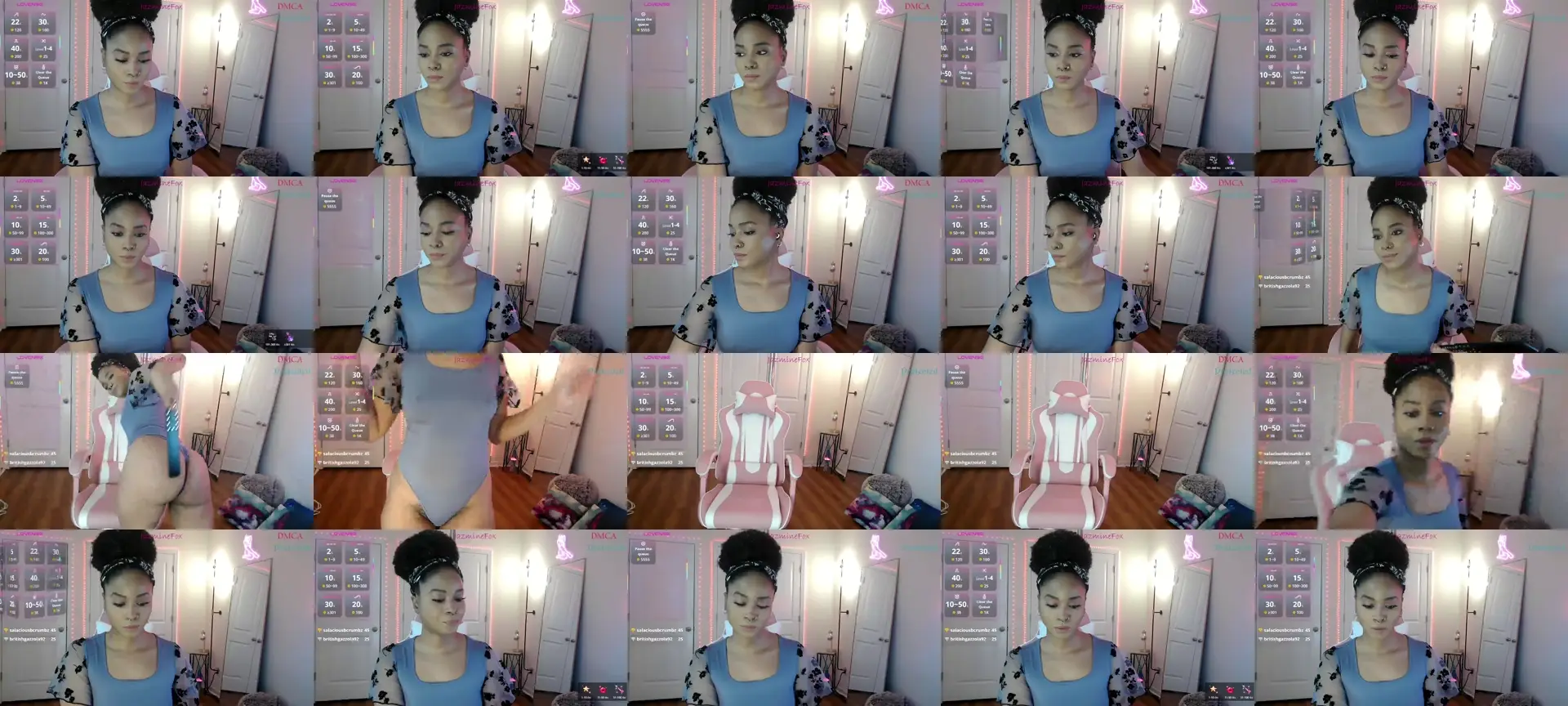 Jazminefox photo contact sheet