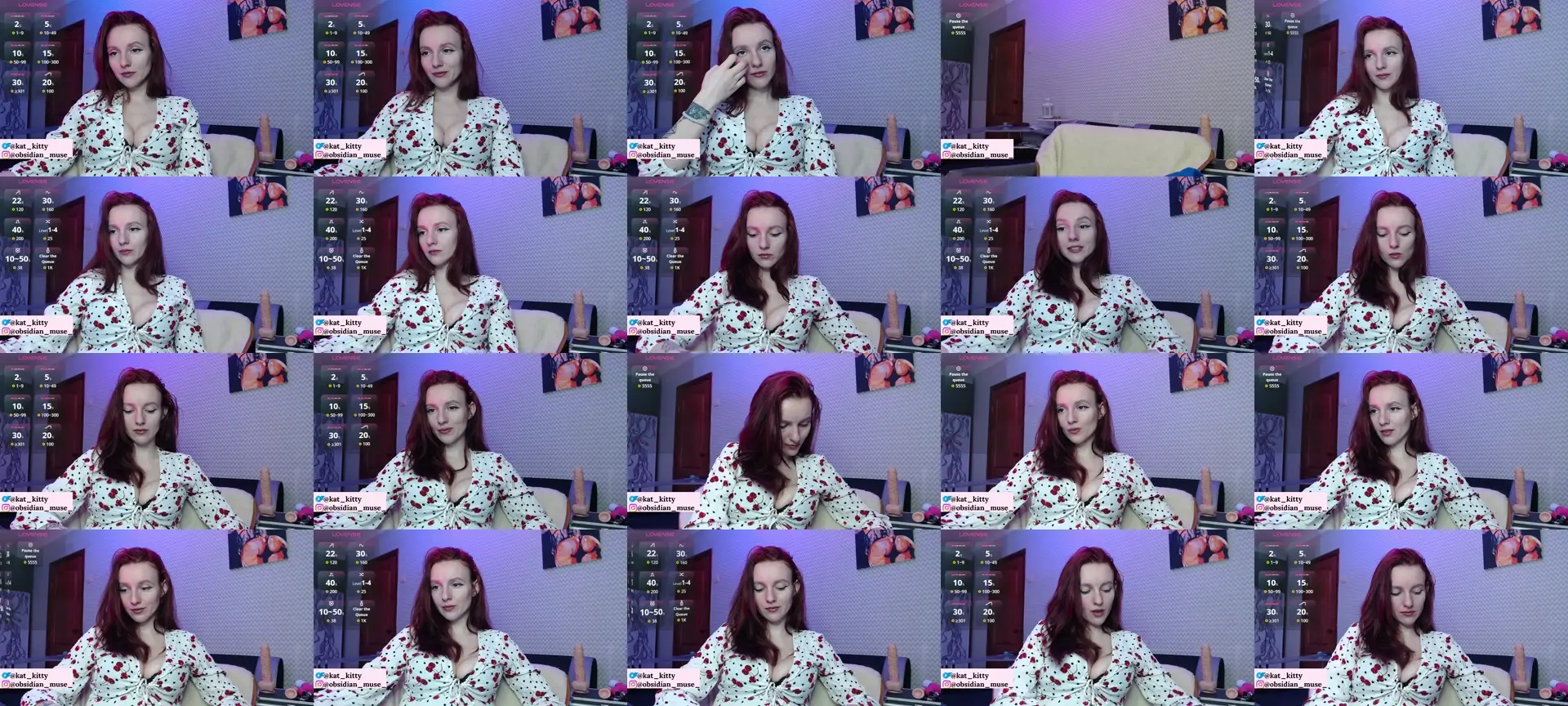 KatKittySweet photo contact sheet