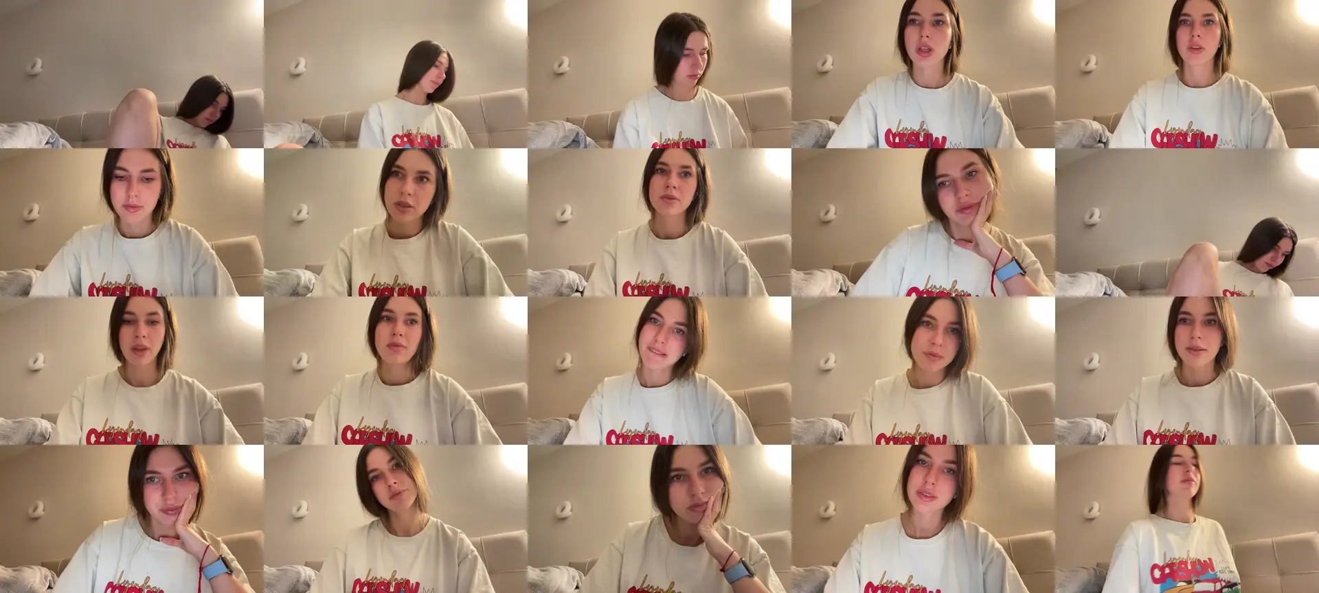 kissfreeze photo contact sheet