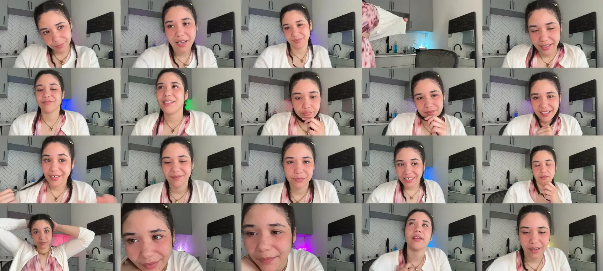 KissZara photo contact sheet