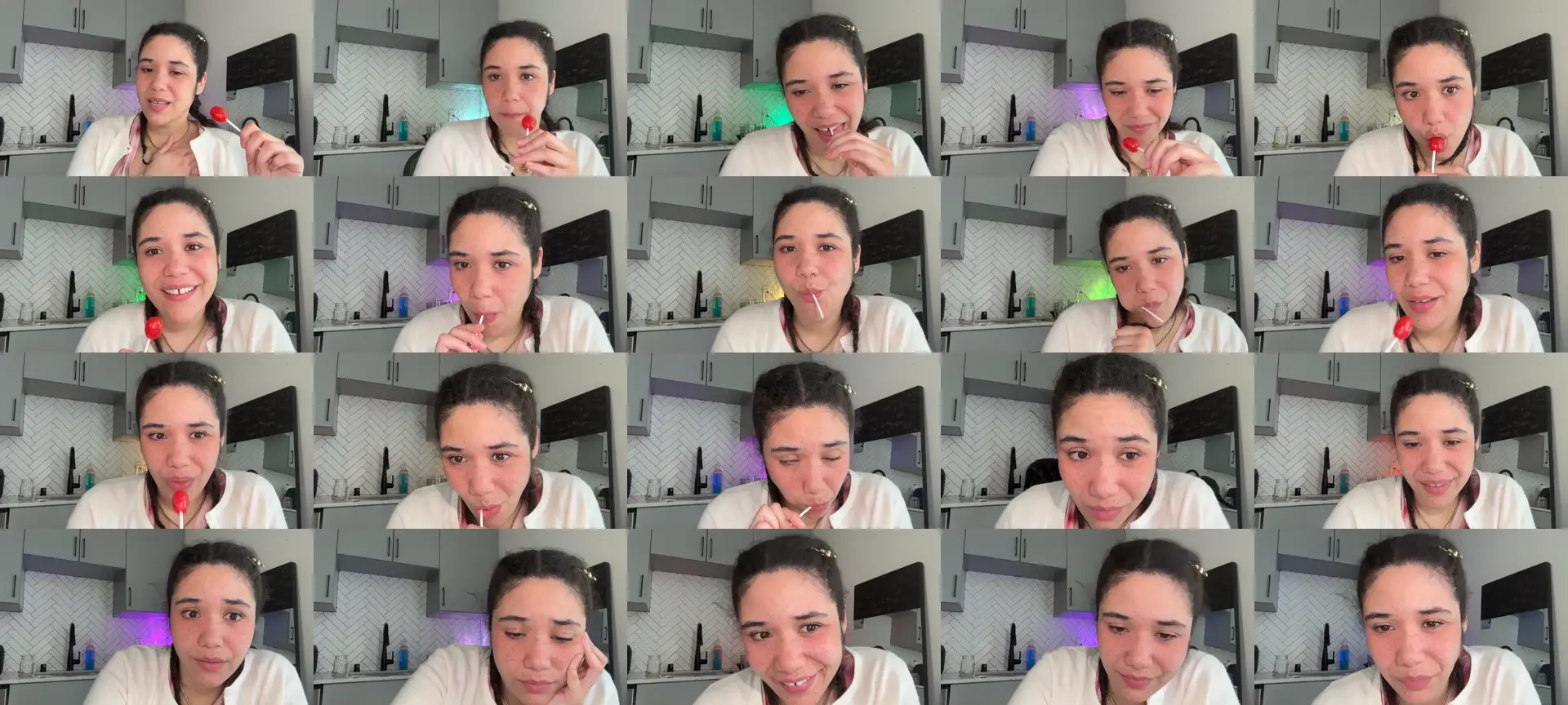 KissZara photo contact sheet