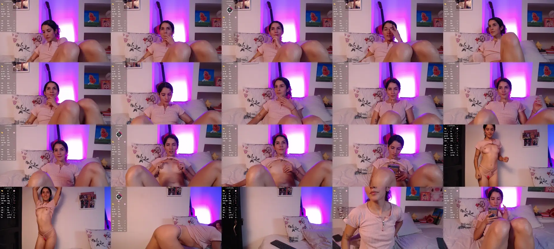 Lailypink photo contact sheet