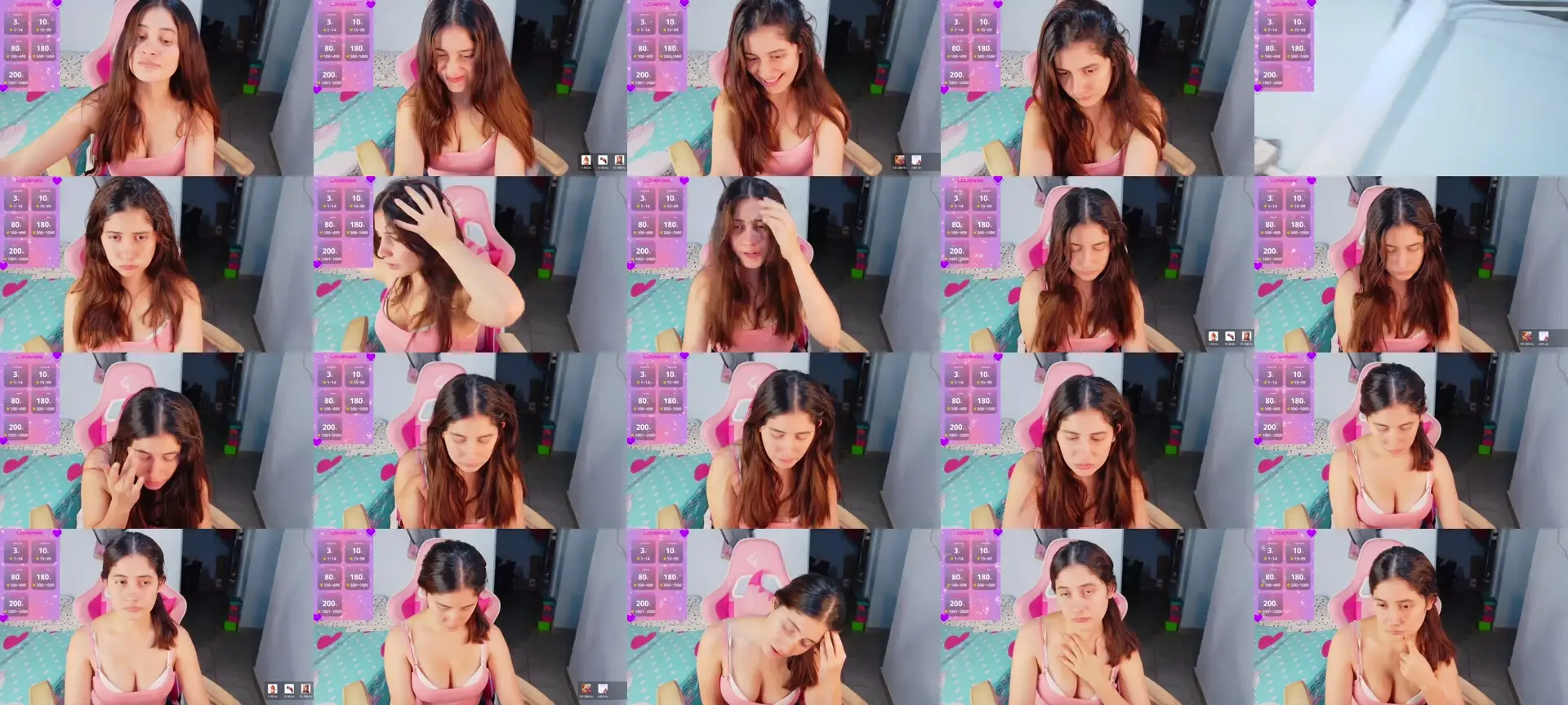 Lara_06 photo contact sheet