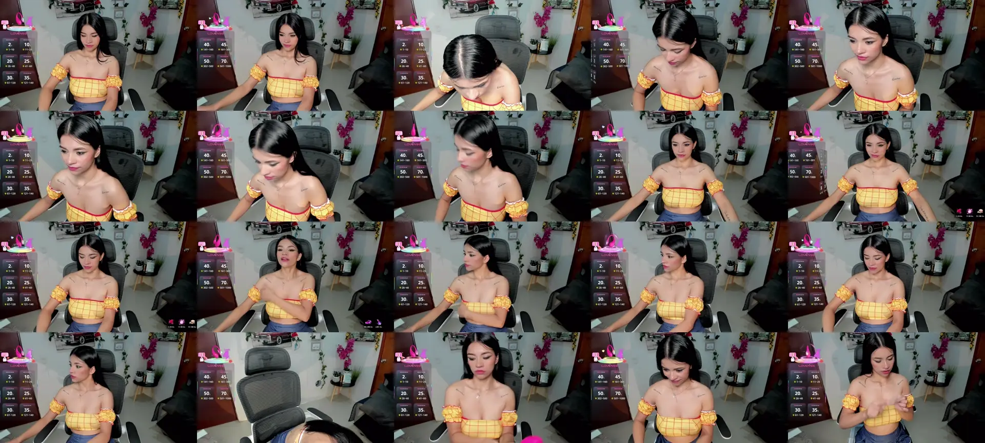 Lili_cutee photo contact sheet