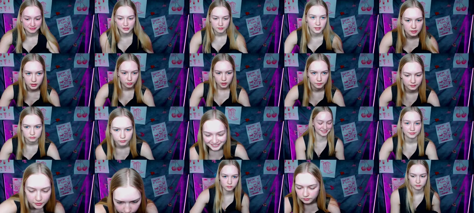 MClaara photo contact sheet