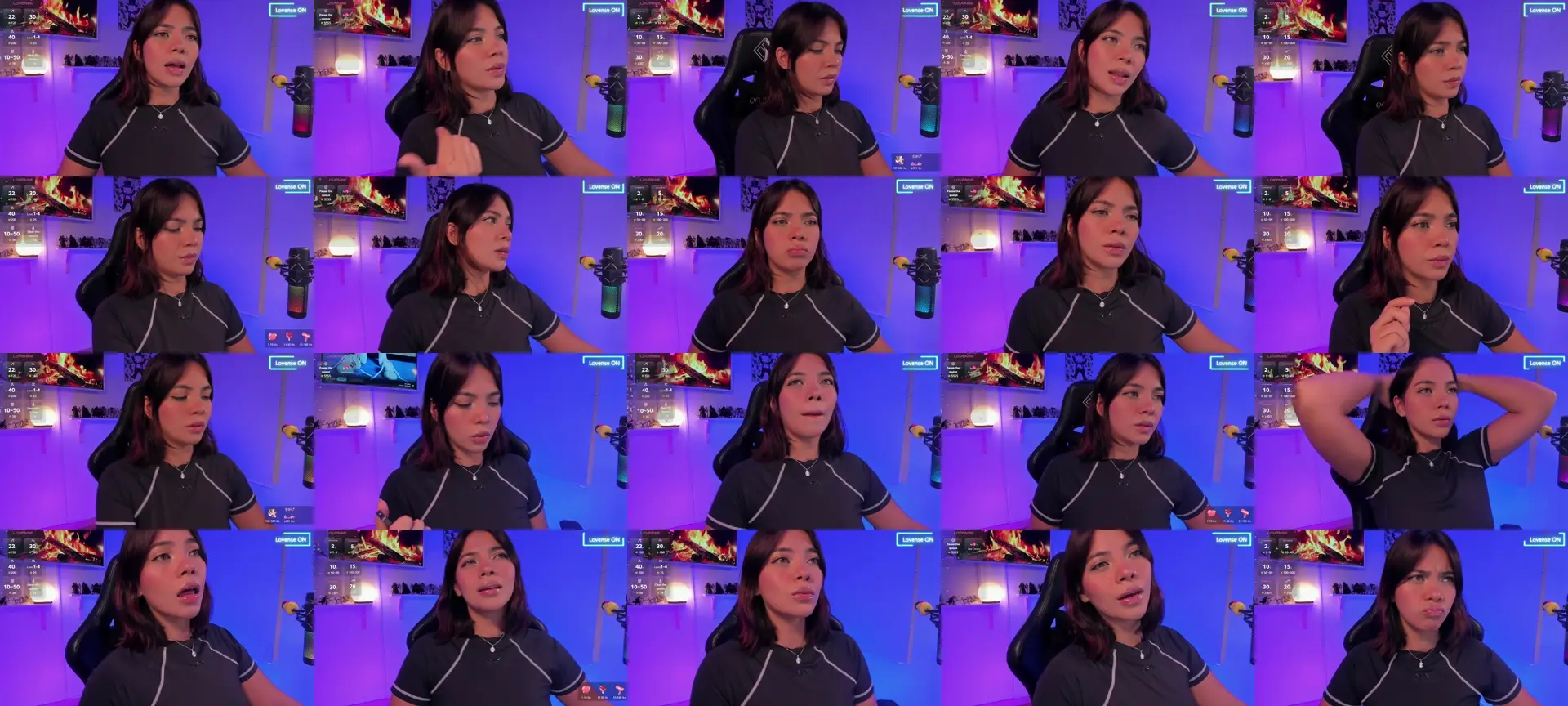 MiaVelour photo contact sheet