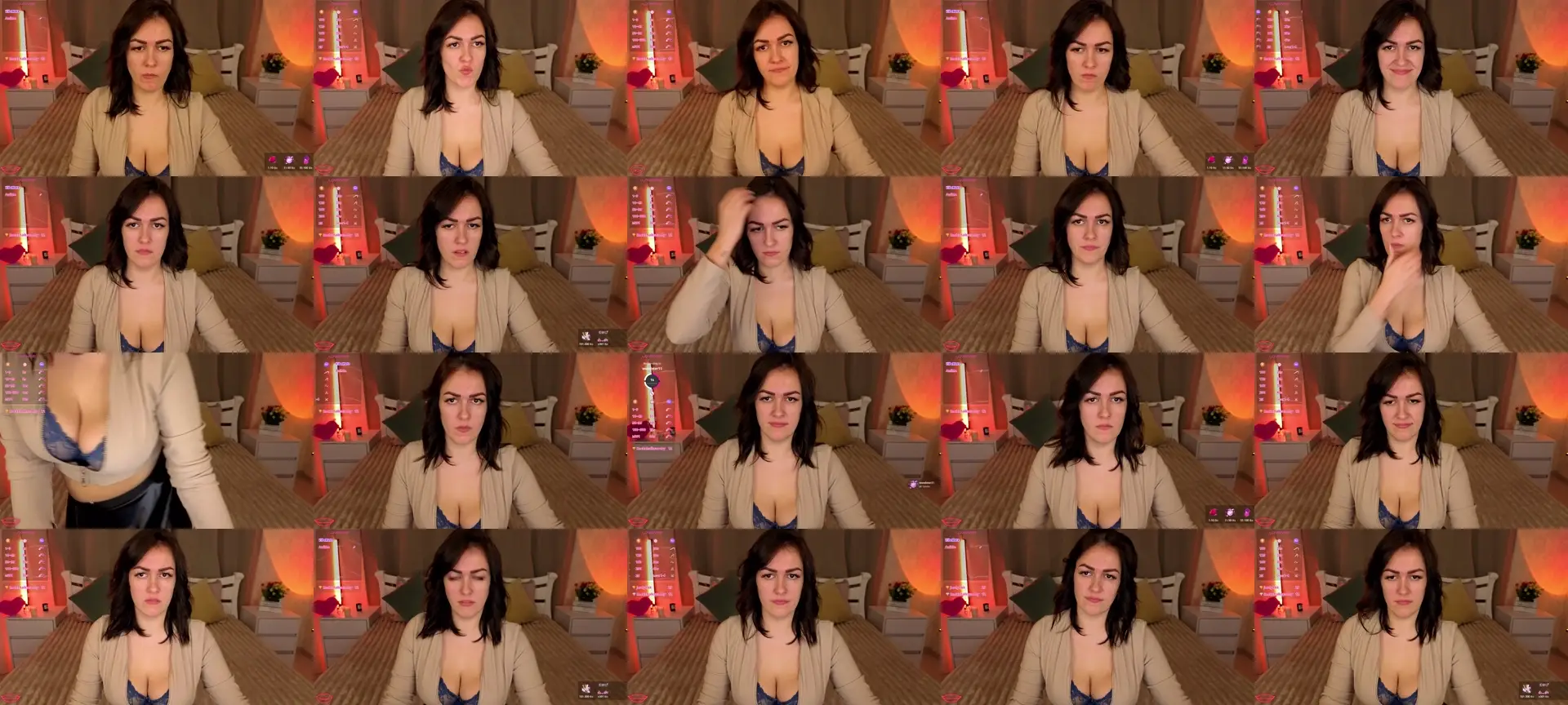 MilaShy photo contact sheet