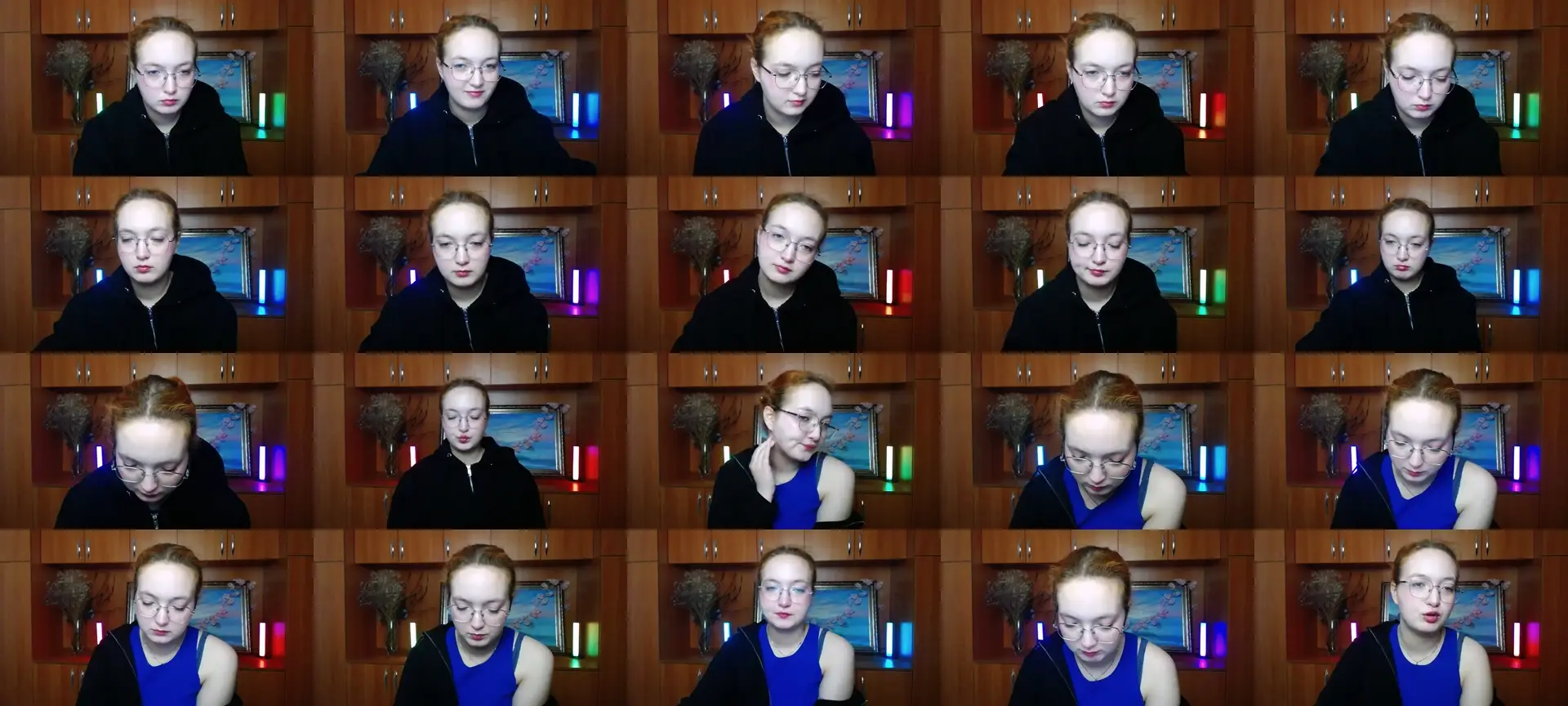 MiyAria photo contact sheet