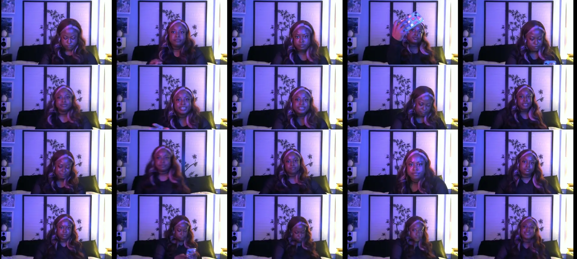 NonaRosie photo contact sheet