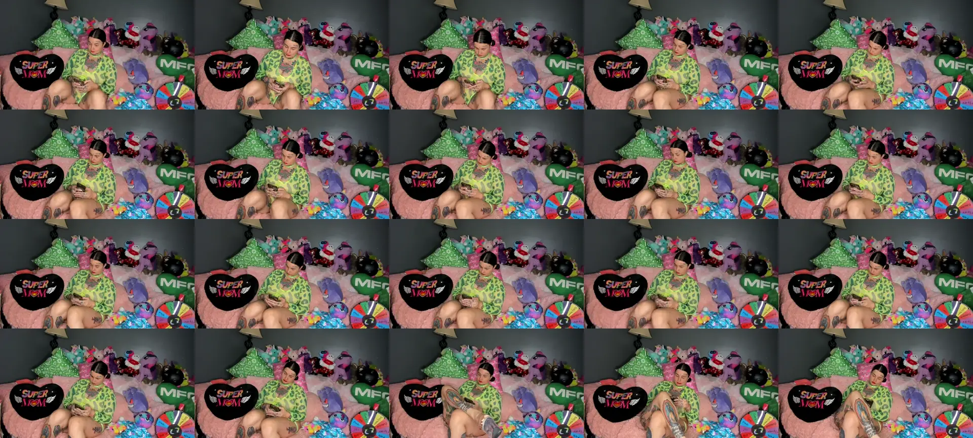 NylonDolly photo contact sheet