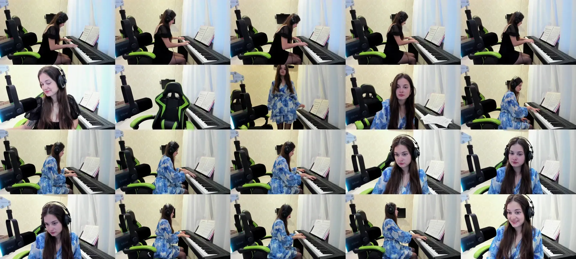 piano_girl photo contact sheet