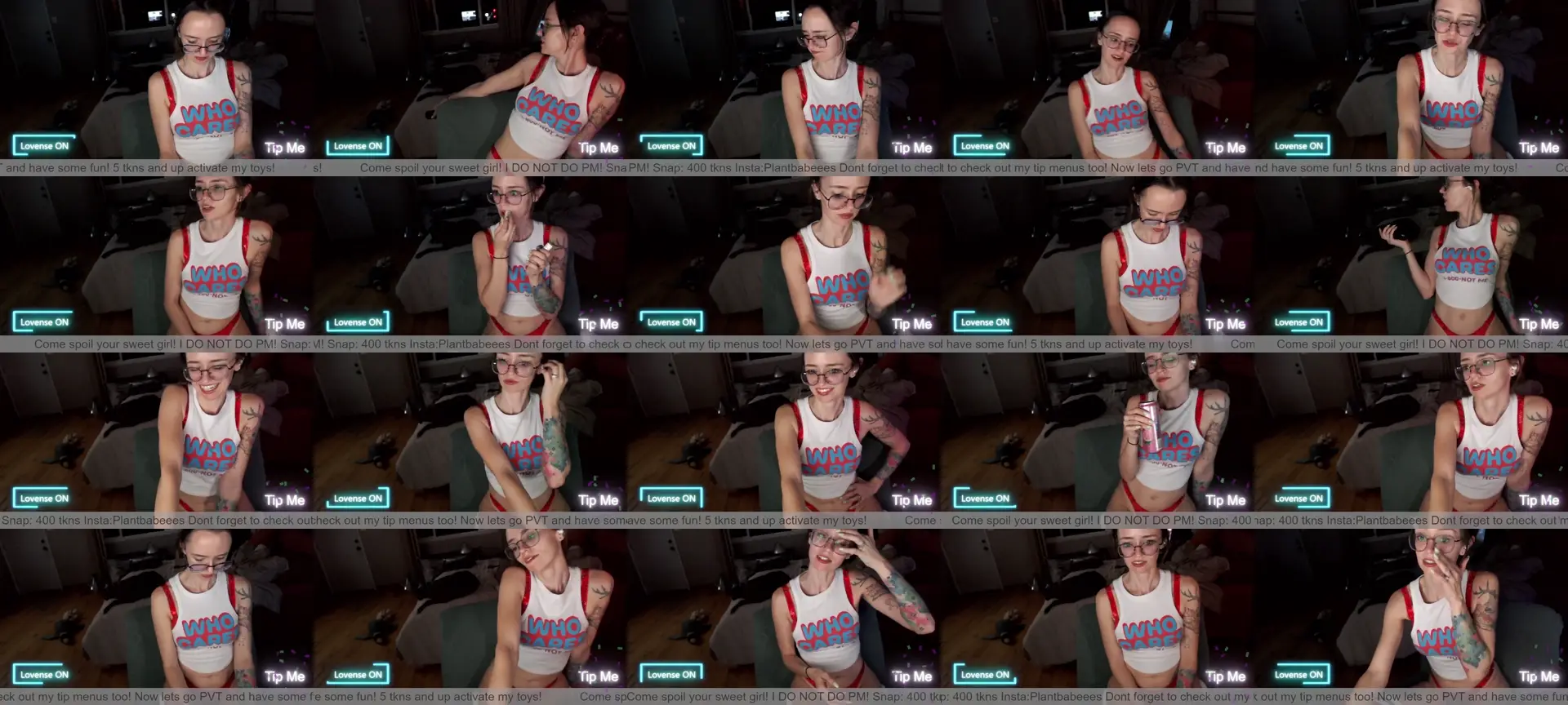 Plantbabeee photo contact sheet