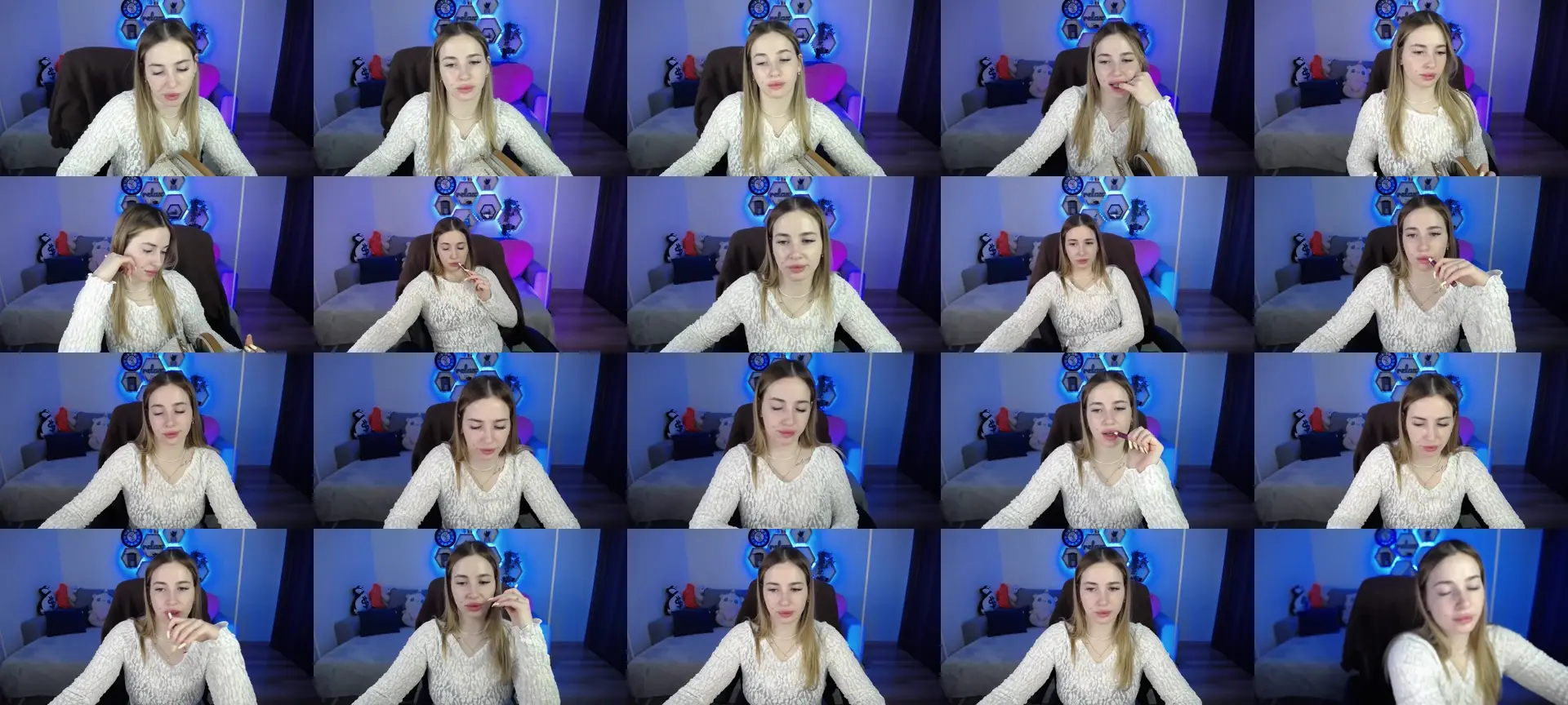 SabrinaViolet photo contact sheet