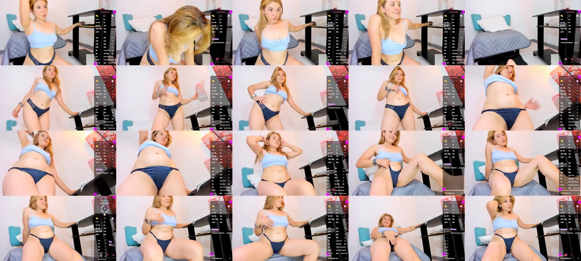 Salomesweet69 photo contact sheet