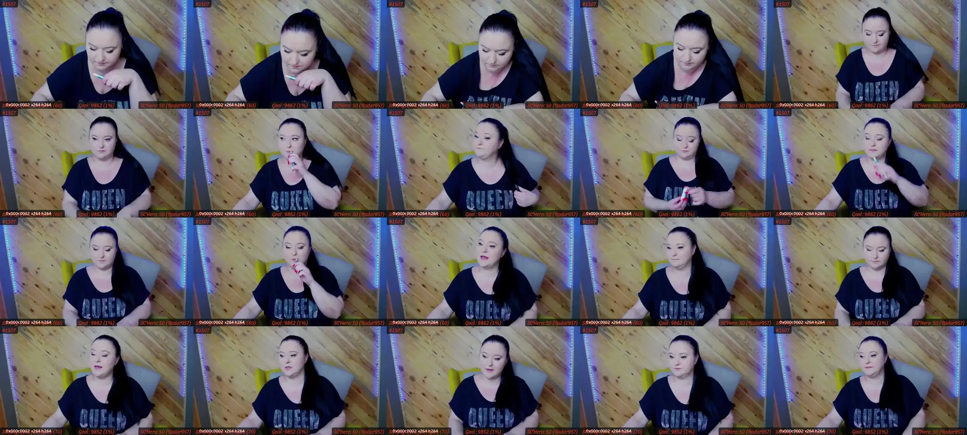 SensualCrissa photo contact sheet