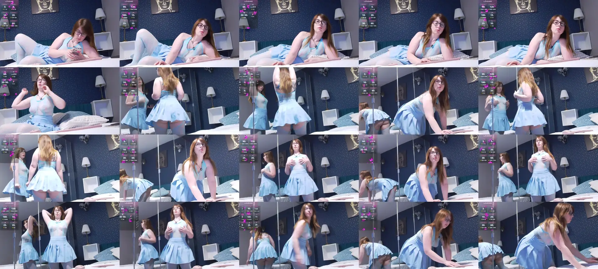 Sexyhottease photo contact sheet