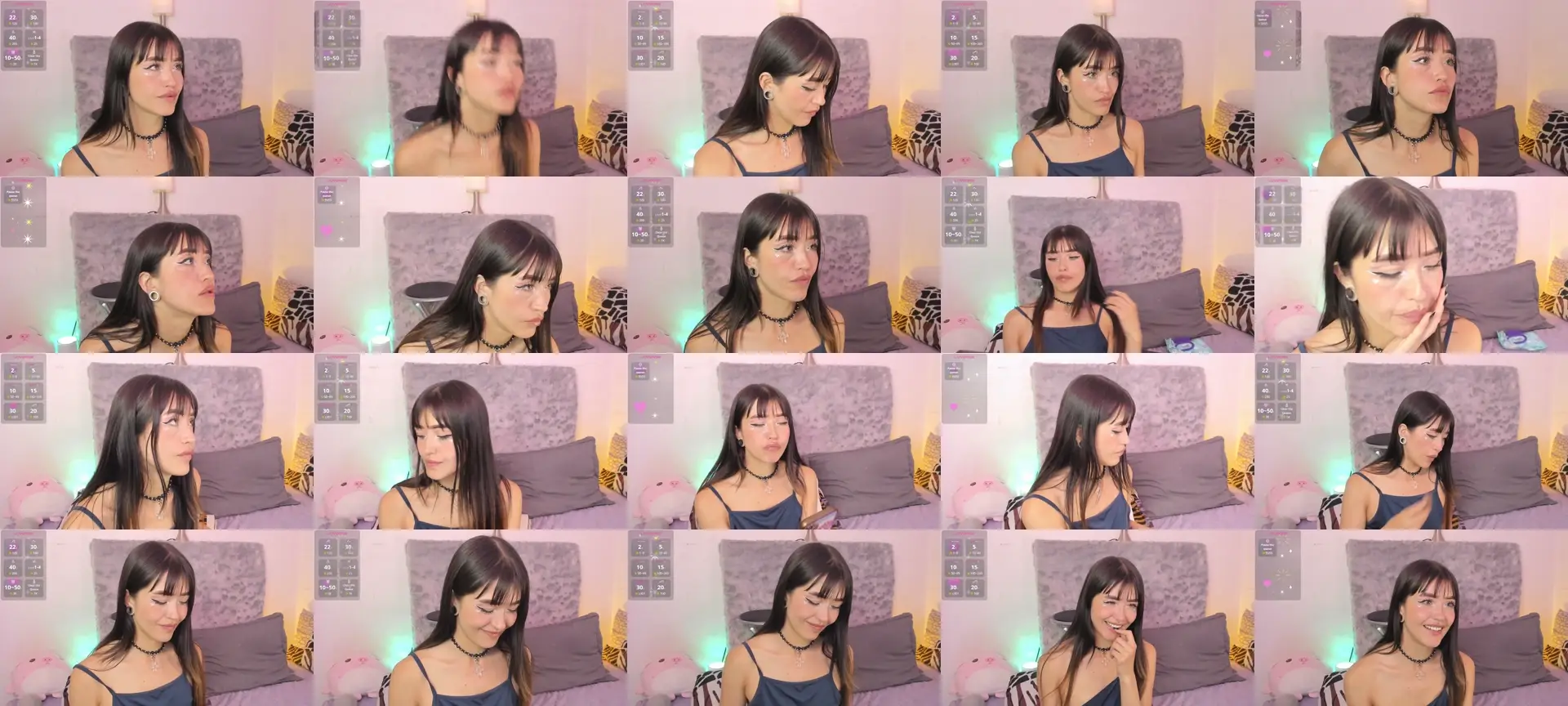 SweetyJanne photo contact sheet