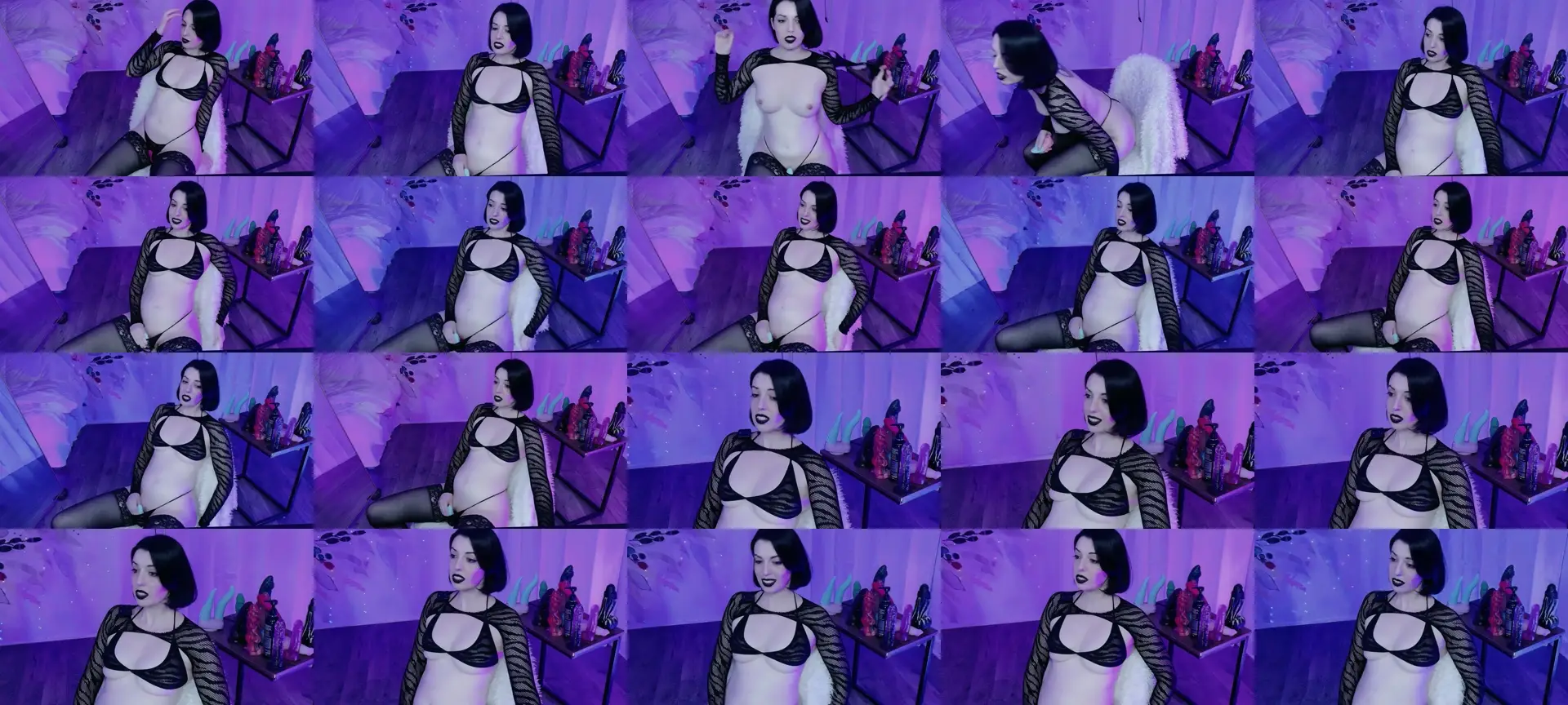 TashaNoir photo contact sheet