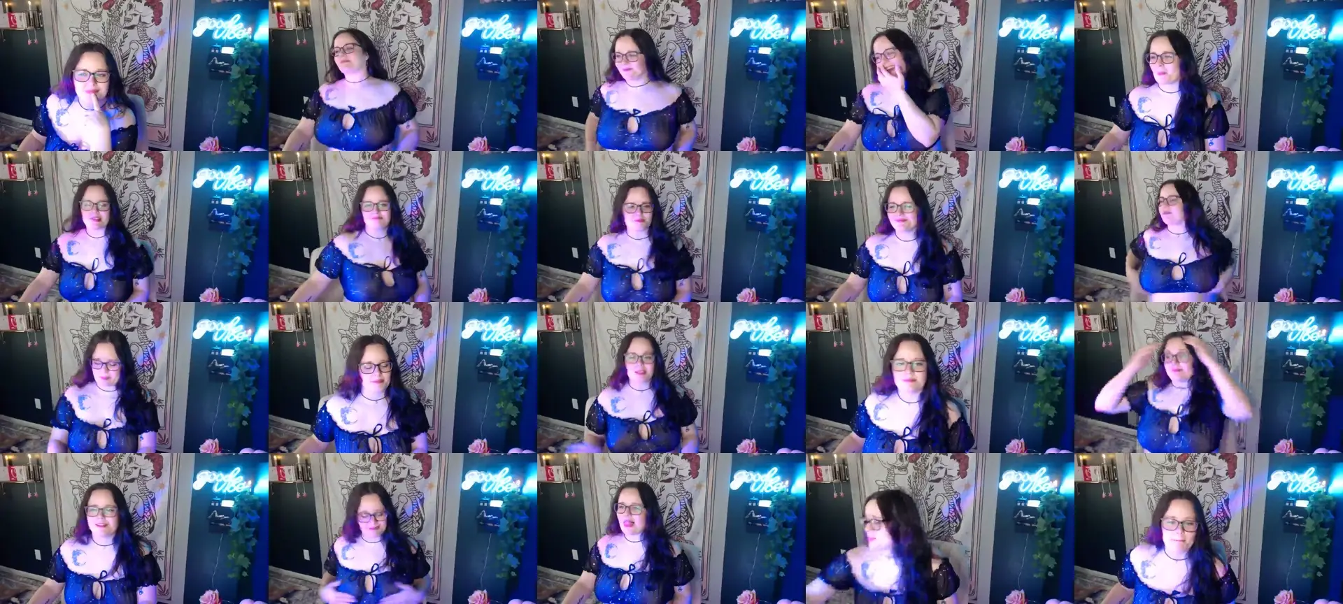VioletHaze333 photo contact sheet