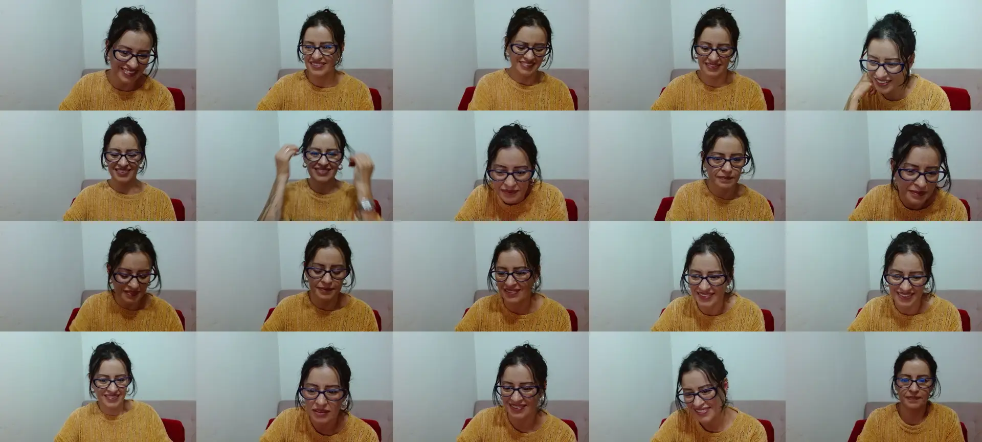 WomanLovely photo contact sheet