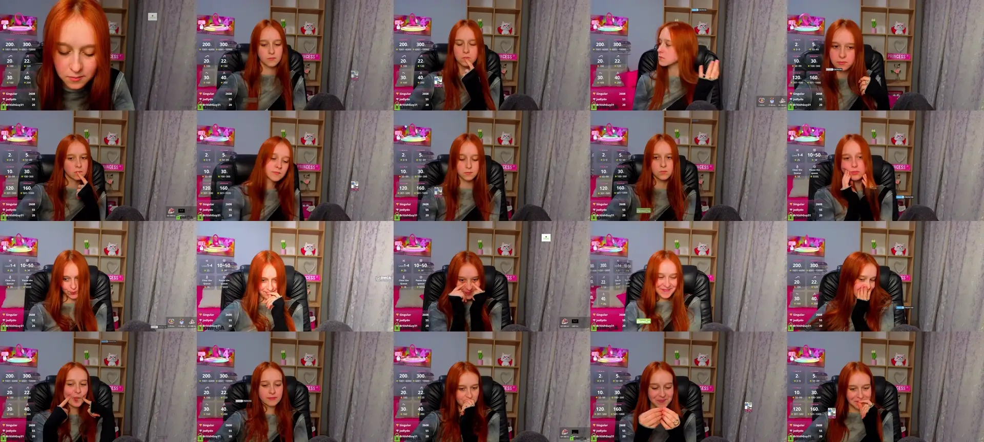 WowEmma_ photo contact sheet