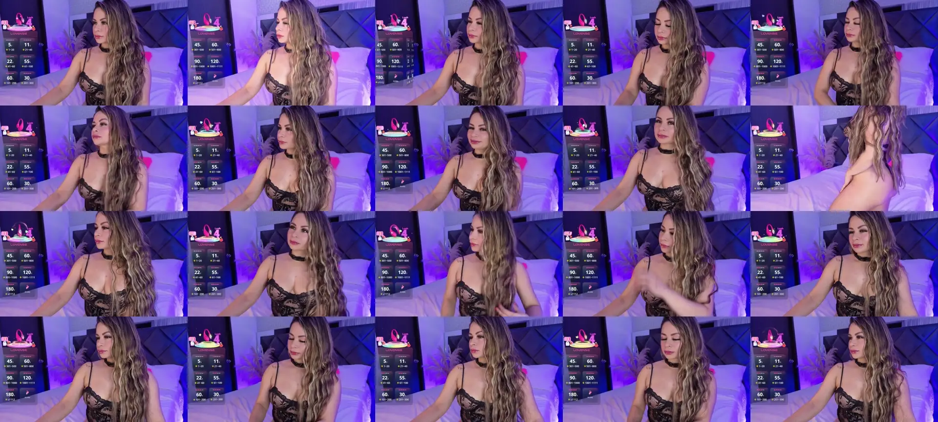 AngelMonrroe photo contact sheet