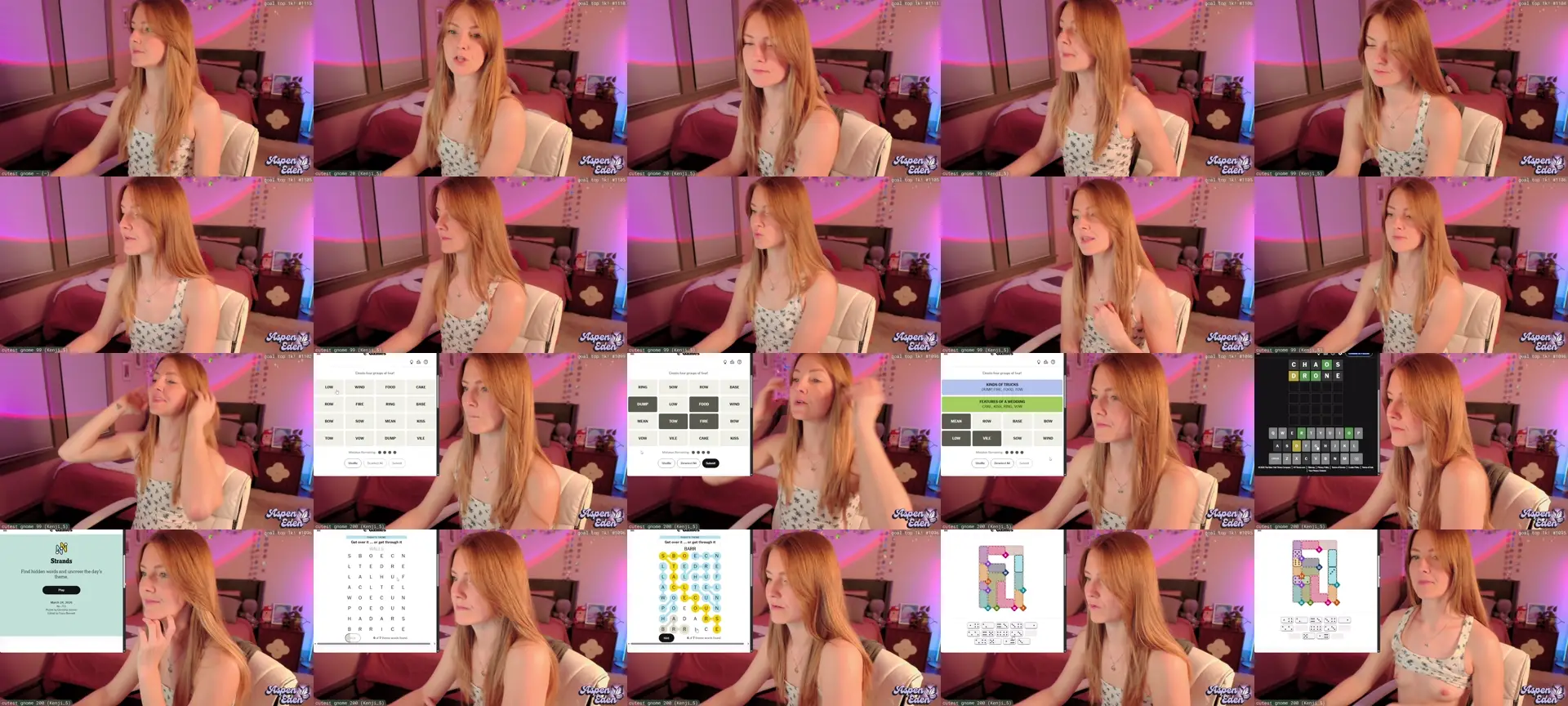 AspenEden photo contact sheet