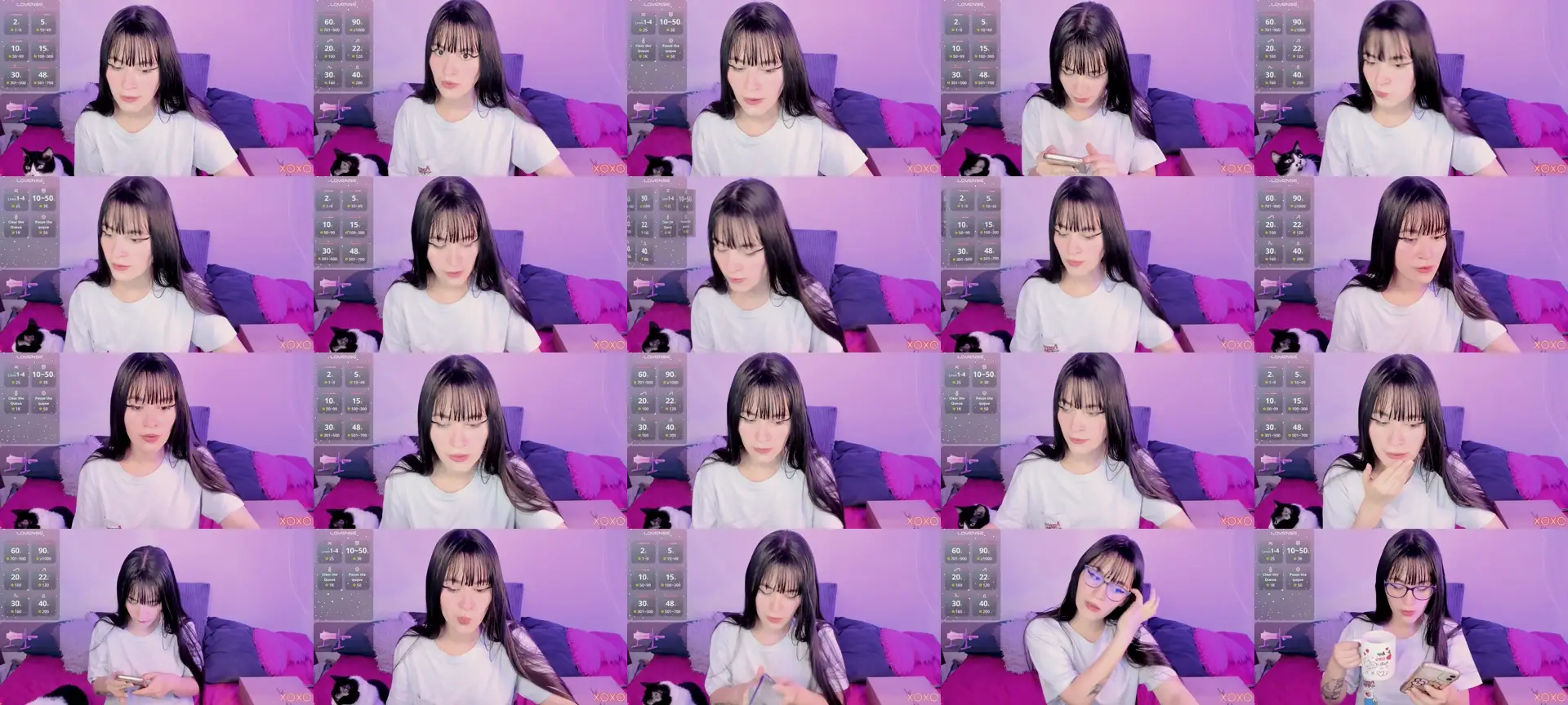 honeykitty__ photo contact sheet