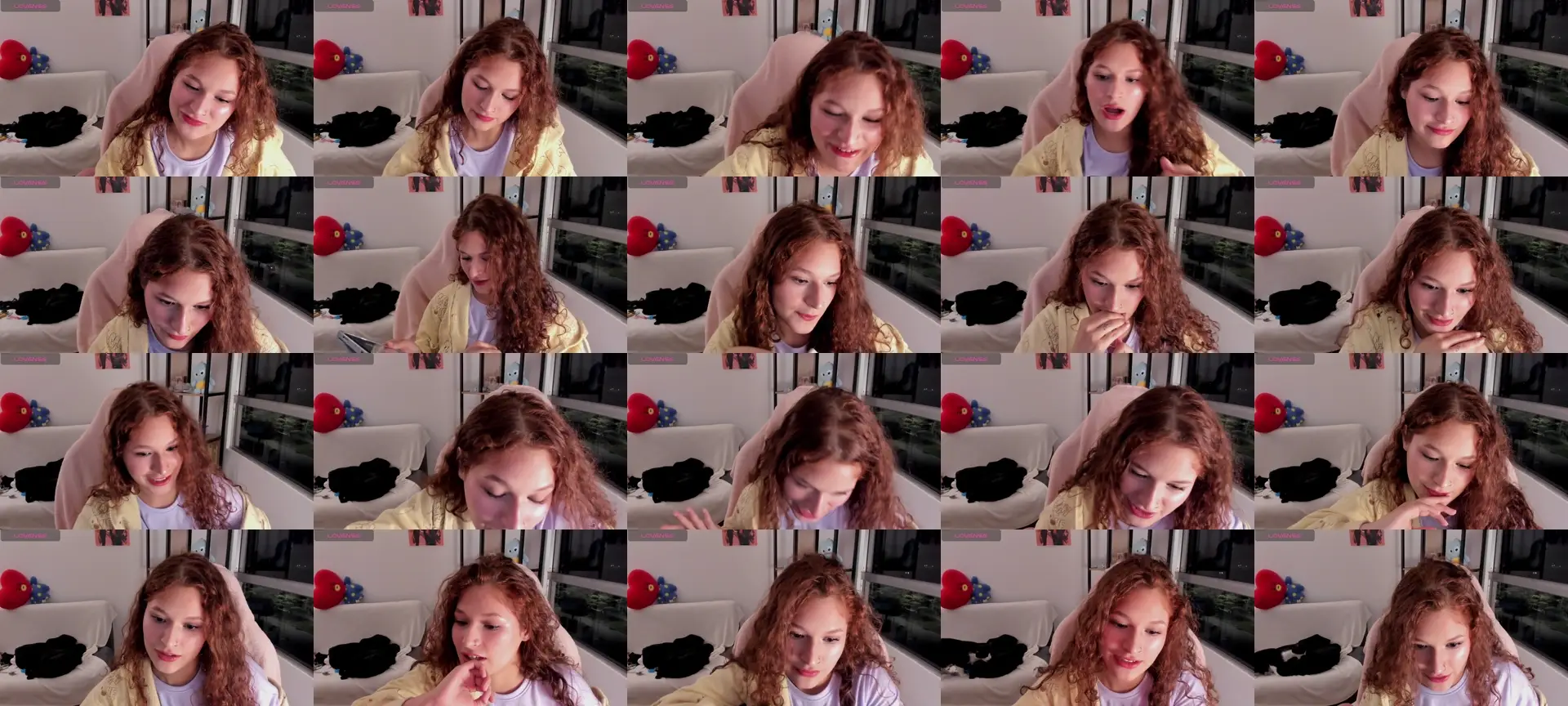 Iamnikki photo contact sheet