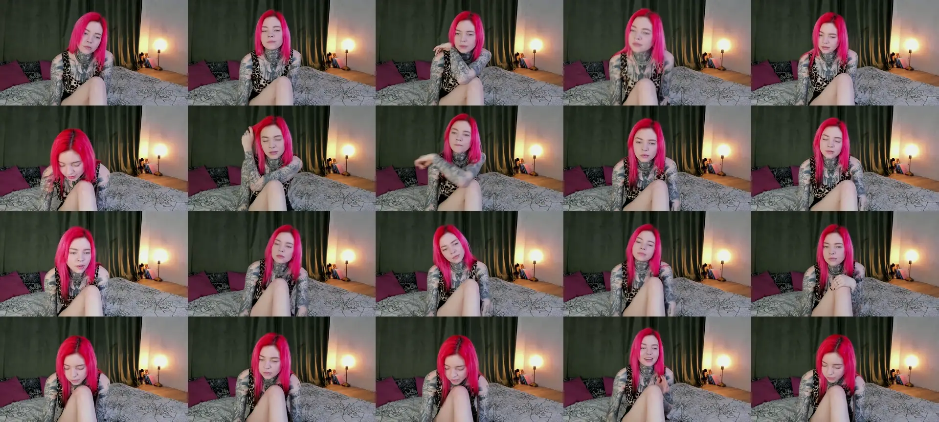 LiluKayden photo contact sheet