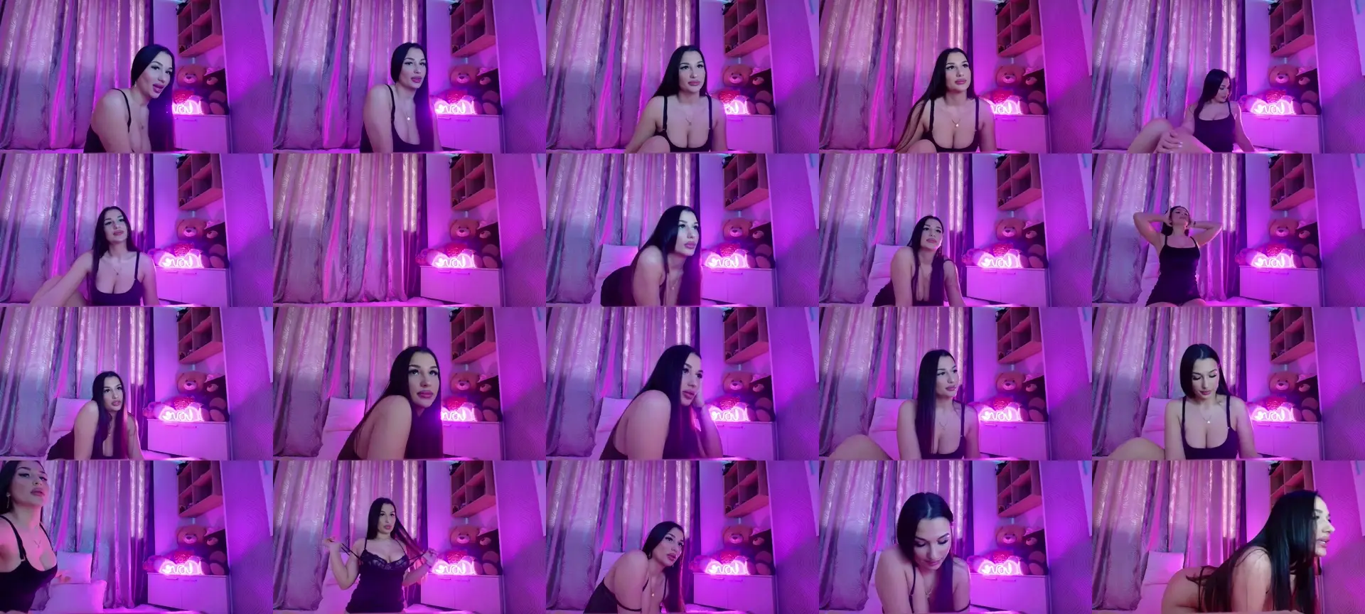 LisaSweet4U photo contact sheet