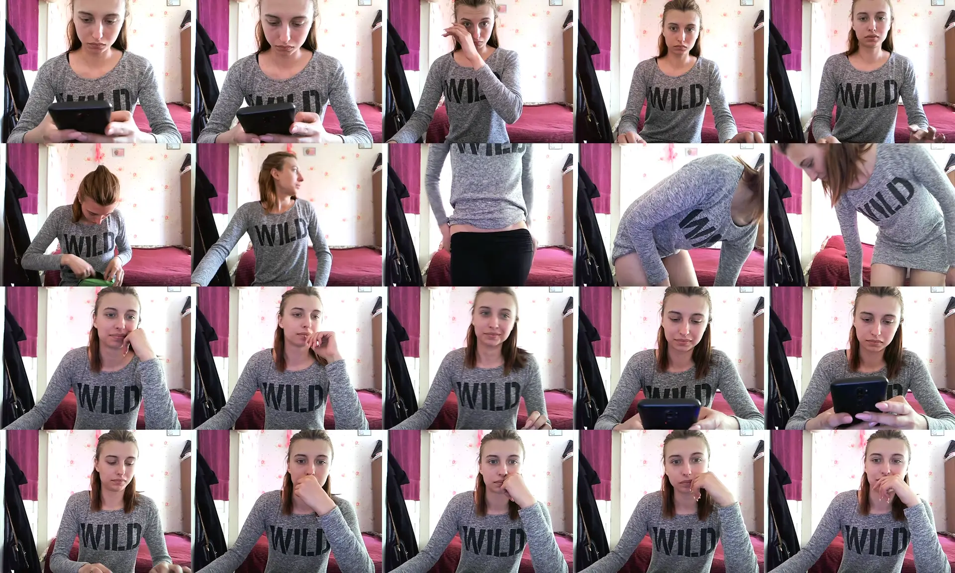 MilanaGreyy photo contact sheet