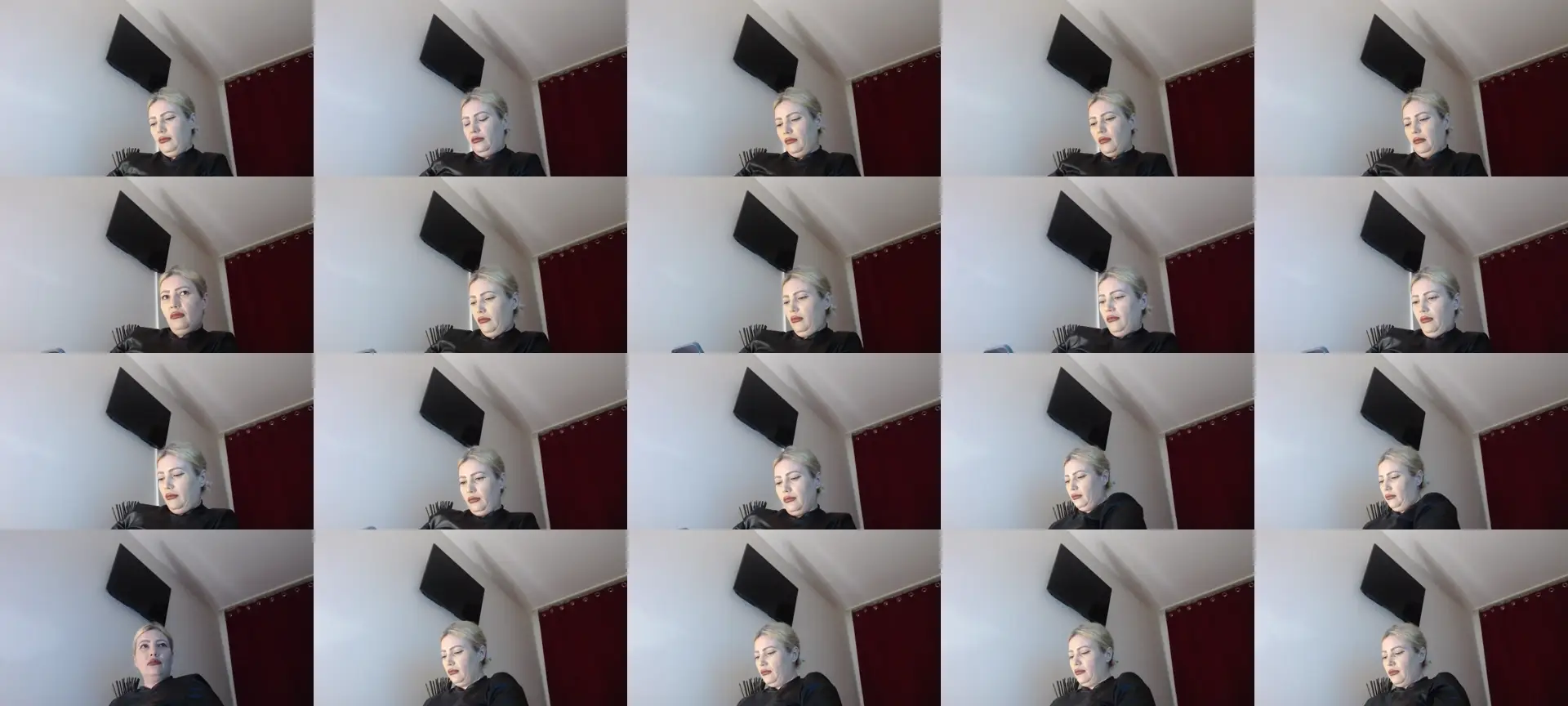 MistressDemy photo contact sheet