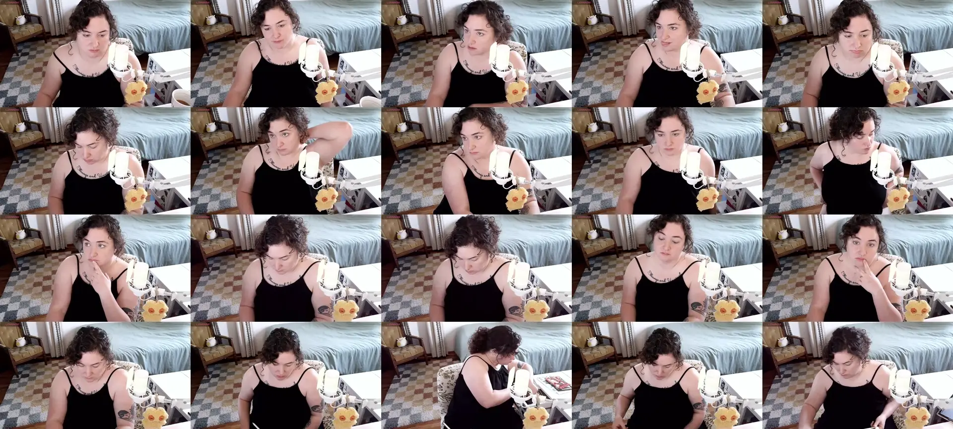 PeachBandit photo contact sheet