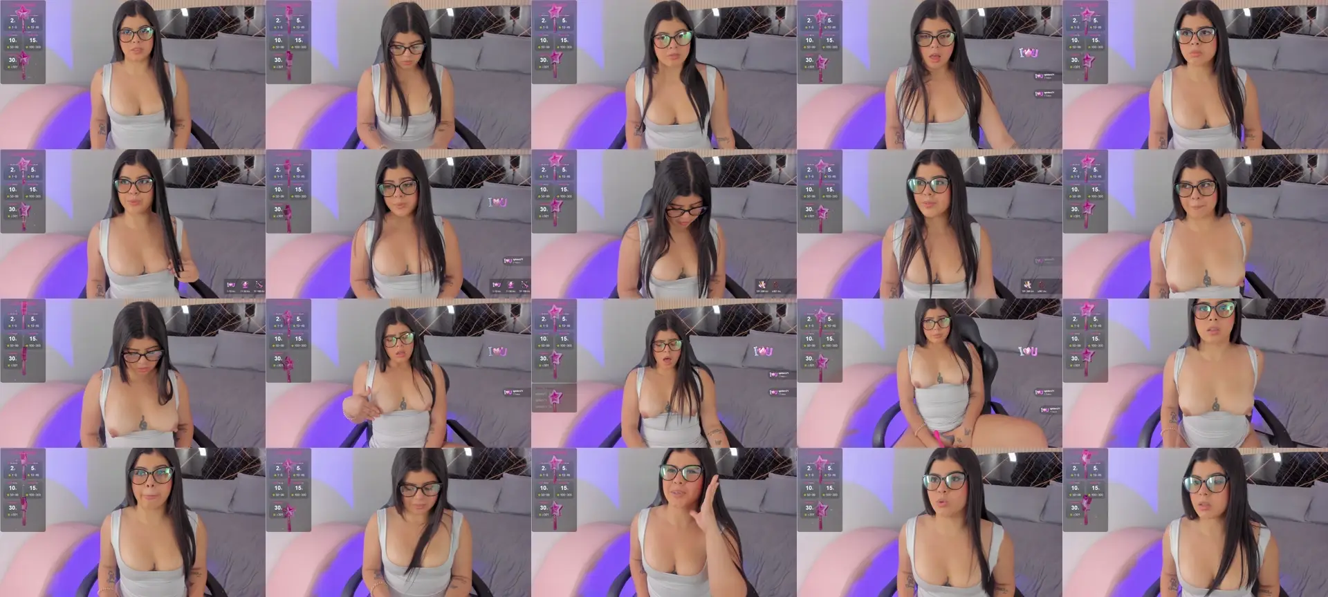 Selena_diaz photo contact sheet