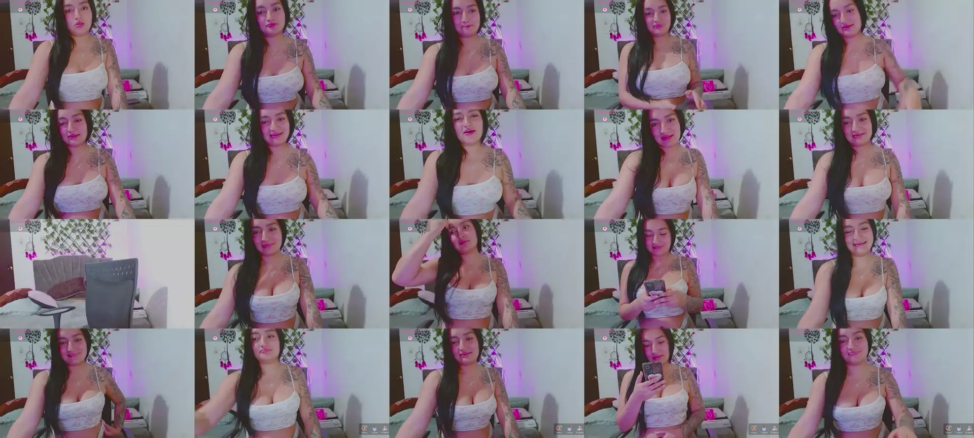 Sexy_violett photo contact sheet