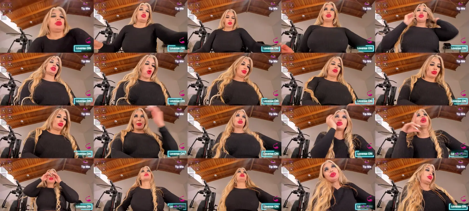 SophiePalmerX photo contact sheet