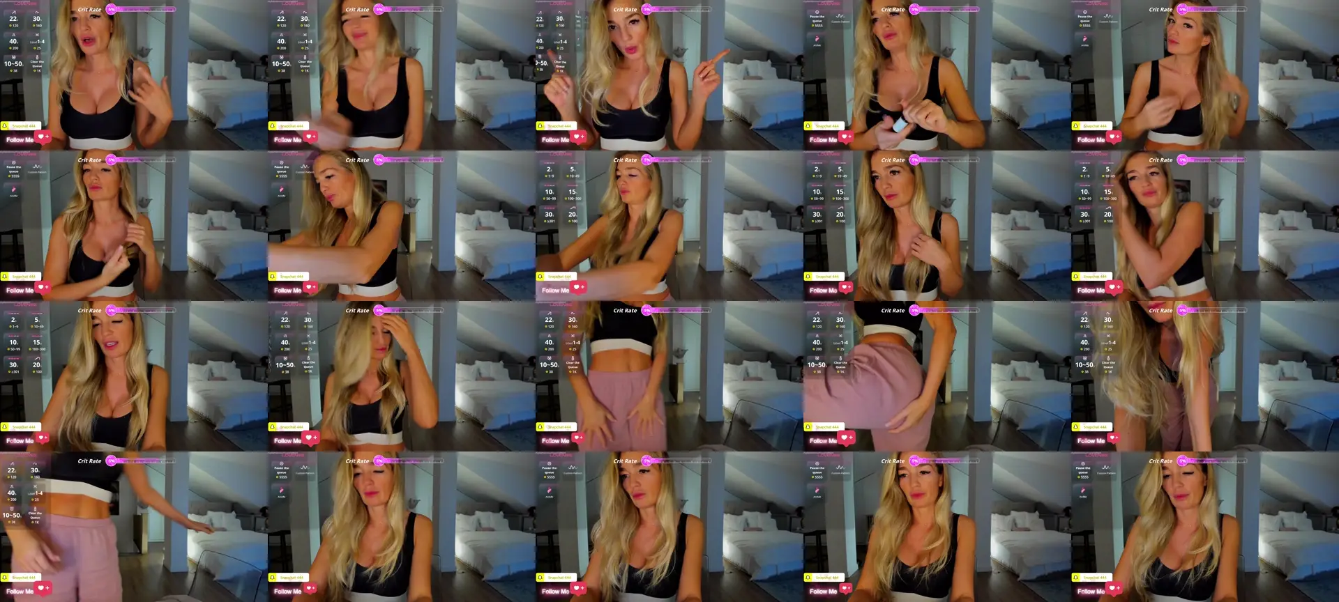 Spicyqueen87 photo contact sheet