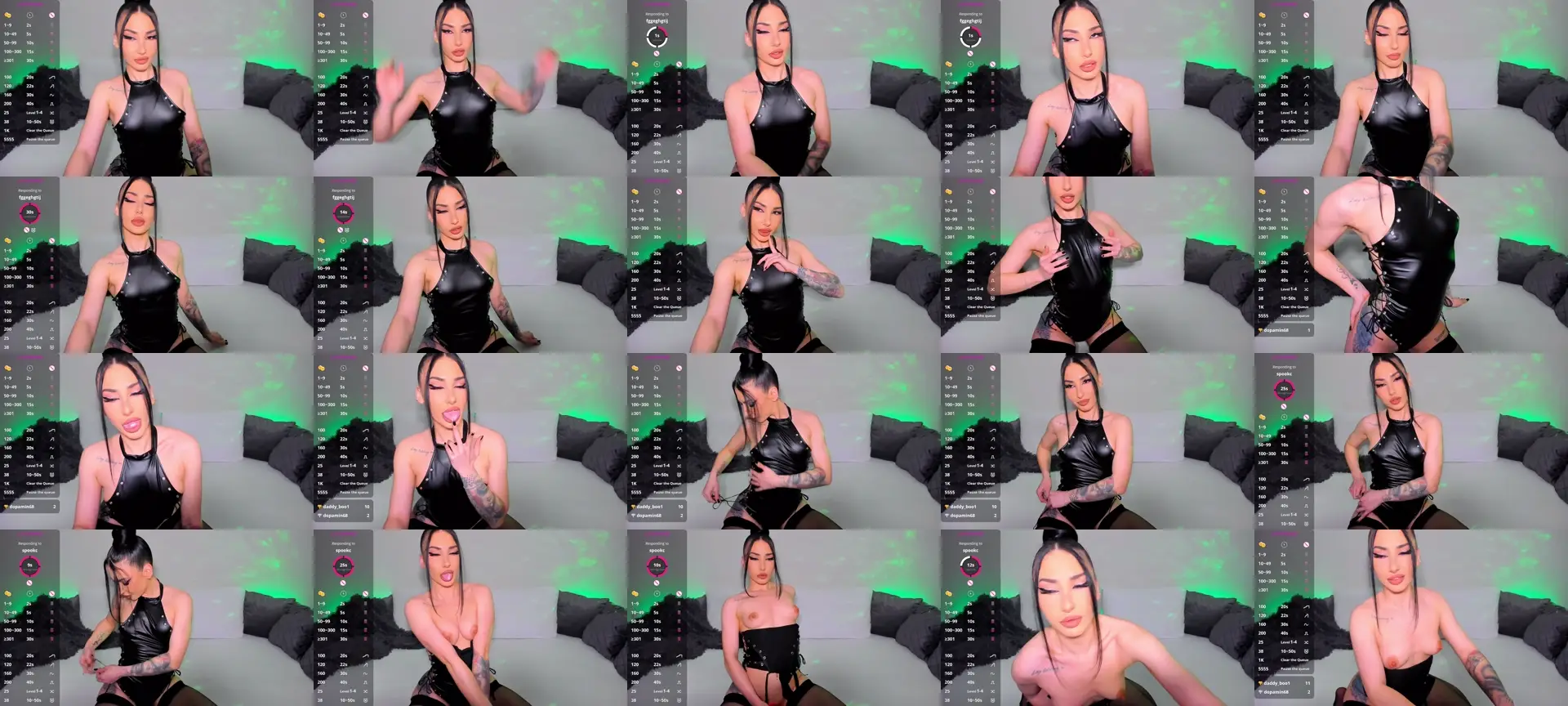 VickyLouna photo contact sheet