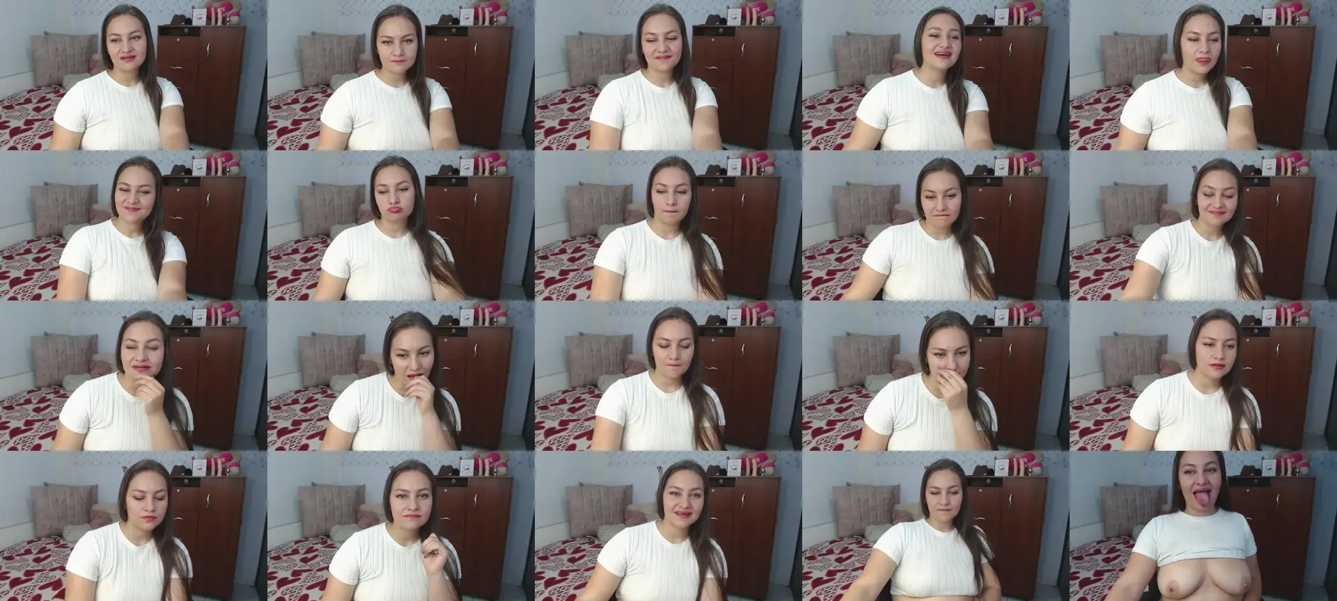 MiaLorentHott photo contact sheet